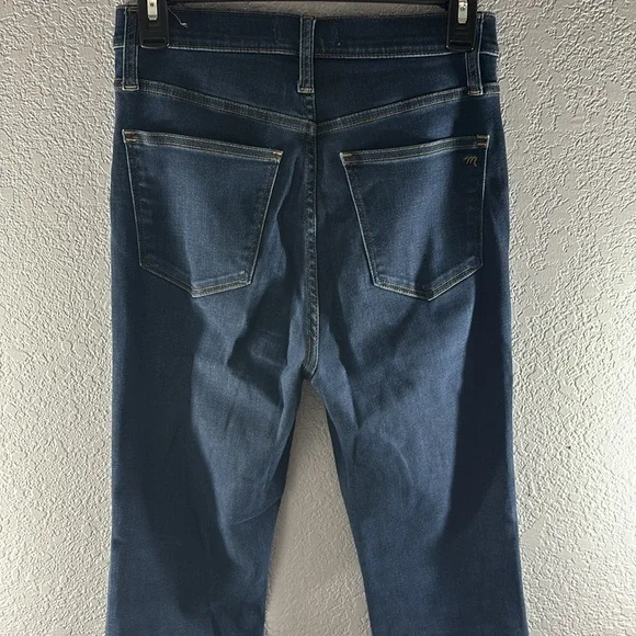 Madewell 11" High-Rise Skinny Flare Jeans in Larkspur Wash: TENCEL™ Denim